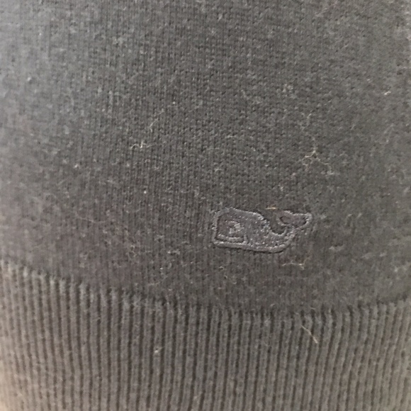 VINEYARD VINES NAVY BUTTON DOWN CROPPED CARDIGAN - Picture 3 of 5